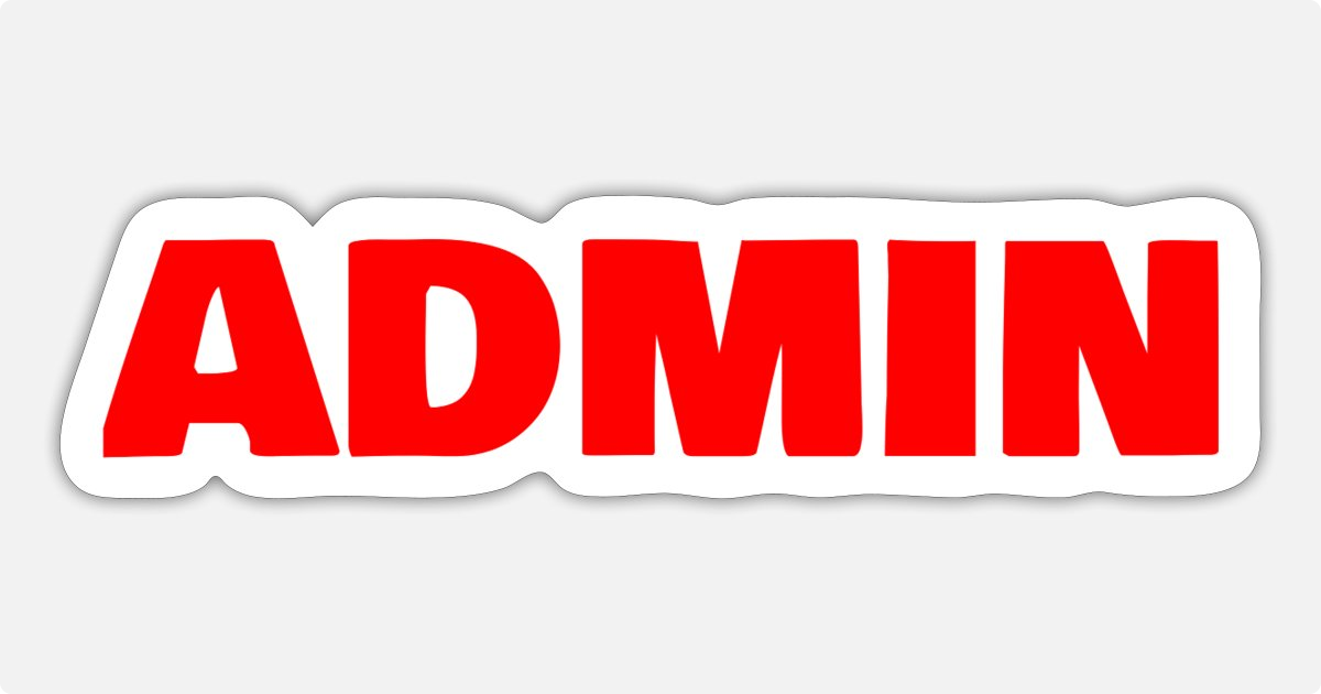 admin-sticker
