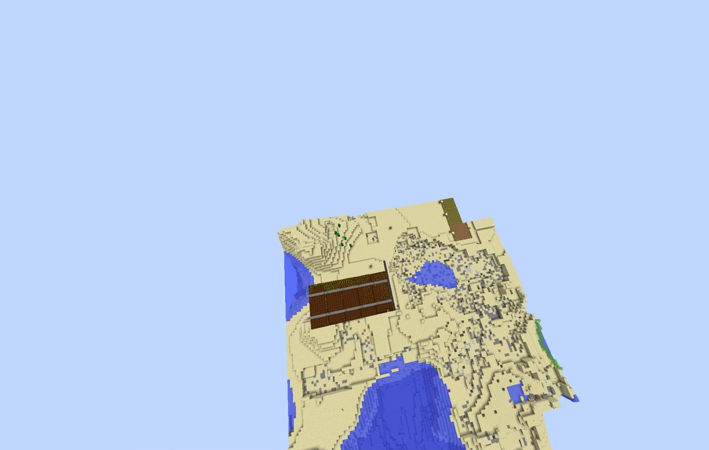 Непрогруженные чанки Майнкрафт