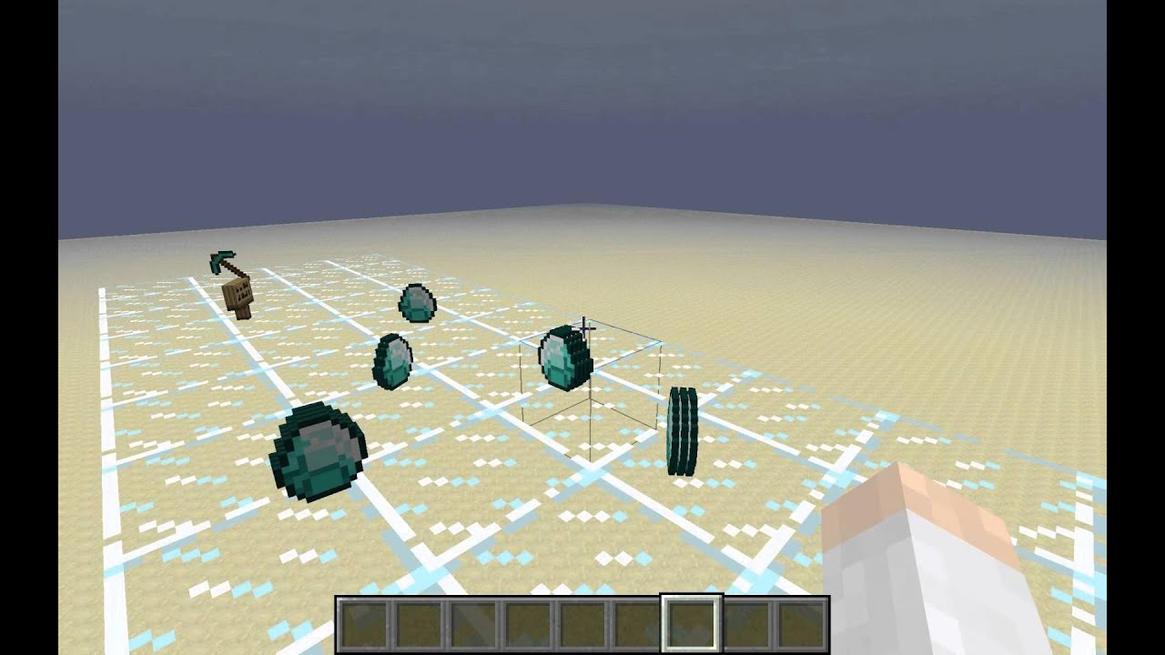 Слипание предметов Майнкрафт