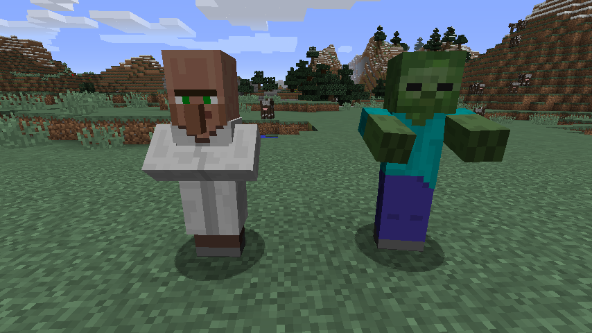 Мобы майнкрфт без ии