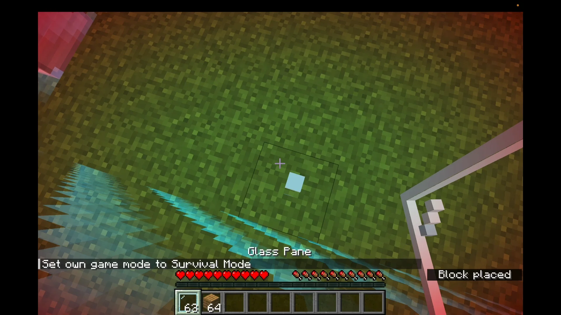 Урон от границы мира Майнкрафт